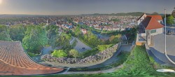 Archiv Foto Webcam Blick vom Schlossberg auf Graz 07:00