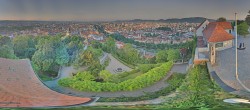 Archiv Foto Webcam Blick vom Schlossberg auf Graz 05:00