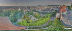 Archiv Foto Webcam Blick vom Schlossberg auf Graz 06:00