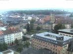 Archiv Foto Webcam Bayreuth: Ausblick vom Rathaus 05:00