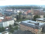 Archiv Foto Webcam Bayreuth: Ausblick vom Rathaus 07:00