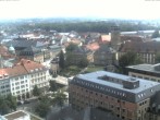 Archiv Foto Webcam Bayreuth: Ausblick vom Rathaus 13:00