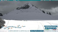 Archiv Foto Webcam Stilfserjoch: Blick auf die Gletscherpisten 13:00