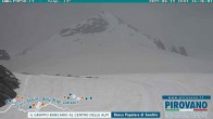 Archiv Foto Webcam Stilfserjoch: Blick auf die Gletscherpisten 15:00