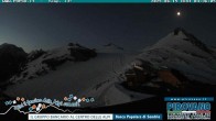 Archiv Foto Webcam Trincerone: Blick auf den Gletscher am Stilfser Joch 03:00