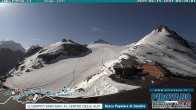 Archiv Foto Webcam Trincerone: Blick auf den Gletscher am Stilfser Joch 07:00