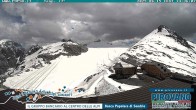 Archiv Foto Webcam Trincerone: Blick auf den Gletscher am Stilfser Joch 13:00
