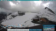 Archiv Foto Webcam Trincerone: Blick auf den Gletscher am Stilfser Joch 17:00