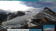 Archiv Foto Webcam Trincerone: Blick auf den Gletscher am Stilfser Joch 07:00
