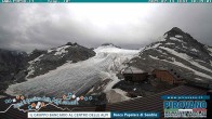 Archiv Foto Webcam Trincerone: Blick auf den Gletscher am Stilfser Joch 09:00