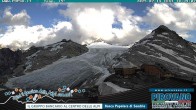 Archiv Foto Webcam Trincerone: Blick auf den Gletscher am Stilfser Joch 17:00