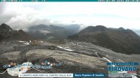 Archiv Foto Webcam Stilfserjoch: Blick vom Trincerone ins Tal 07:00
