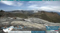 Archiv Foto Webcam Stilfserjoch: Blick vom Trincerone ins Tal 13:00