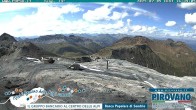 Archiv Foto Webcam Stilfserjoch: Blick vom Trincerone ins Tal 15:00