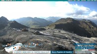 Archiv Foto Webcam Stilfserjoch: Blick vom Trincerone ins Tal 17:00