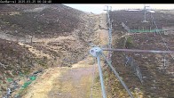 Archiv Foto Webcam Skigebiet Cairngorm Mountain - Abfahrt Gunbarrel 05:00