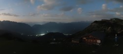 Archiv Foto Webcam Tauplitz: Bergstation Lawinenstein 23:00