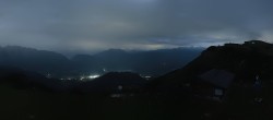 Archiv Foto Webcam Tauplitz: Bergstation Lawinenstein 23:00