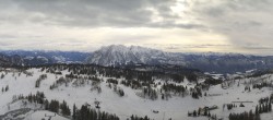 Archiv Foto Webcam Tauplitz: Blick Bergstation Schneiderkogel 11:00