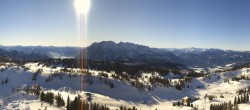 Archiv Foto Webcam Tauplitz: Blick Bergstation Schneiderkogel 09:00