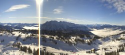 Archiv Foto Webcam Tauplitz: Blick Bergstation Schneiderkogel 09:00