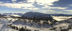 Archiv Foto Webcam Tauplitz: Blick Bergstation Schneiderkogel 11:00