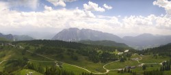Archiv Foto Webcam Tauplitz: Blick Bergstation Schneiderkogel 13:00