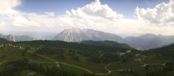 Archiv Foto Webcam Tauplitz: Blick Bergstation Schneiderkogel 15:00