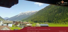 Archiv Foto Webcam Blick auf Neustift und Serles im Stubaital 13:00
