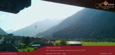 Archived image Webcam View towards Neustift and Serles / Stubai 07:00