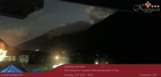 Archiv Foto Webcam Blick auf Neustift und Serles im Stubaital 23:00