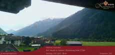 Archiv Foto Webcam Blick auf Neustift und Serles im Stubaital 07:00