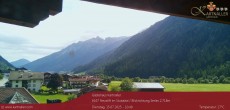 Archiv Foto Webcam Blick auf Neustift und Serles im Stubaital 09:00