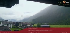 Archiv Foto Webcam Blick auf Neustift und Serles im Stubaital 19:00