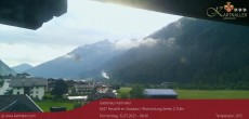 Archiv Foto Webcam Blick auf Neustift und Serles im Stubaital 05:00