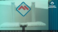 Archiv Foto Webcam Schneehöhe Skigebiet Powder Mountain 09:00