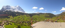 Archiv Foto Webcam Grindelwald: Panoramablick vom Hotel Belvedere 11:00