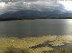 Archiv Foto Webcam Hopfensee: Restaurant Fischerhütte 18:00