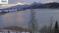 Archiv Foto Webcam Weißensee bei Füssen 06:00