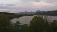 Archived image Webcam Hotel at Weissensee 19:00