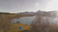 Archiv Foto Webcam Füssen: Blick vom Boutique-Hotel auf den Weißensee 07:00