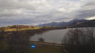 Archived image Webcam Hotel at Weissensee 13:00