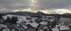 Archiv Foto Webcam Hopfensee - Blick Richtung Skigebiet Reutte-Hahnenkamm 07:00