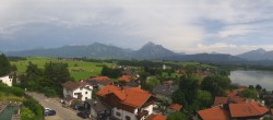 Archiv Foto Webcam Hopfensee - Blick Richtung Skigebiet Reutte-Hahnenkamm 15:00