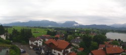 Archived image Webcam Hopfensee - View to Reutte-Hahnenkamm ski resort 06:00