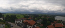 Archived image Webcam Hopfensee - View to Reutte-Hahnenkamm ski resort 11:00