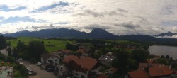 Archiv Foto Webcam Hopfensee - Blick Richtung Skigebiet Reutte-Hahnenkamm 09:00