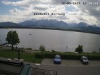 Archiv Foto Webcam Blick vom Seehotel Hartung auf den Hopfensee 13:00