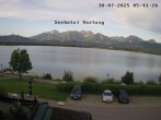 Archived image Webcam View from Seehotel Hartung to Hopfensee 05:00
