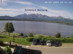 Archived image Webcam View from Seehotel Hartung to Hopfensee 07:00